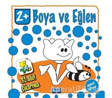 Boya ve Eğlen - Mavi Kitap - 32 Adet Çıkartma - Kolektif - Parıltı Yayınları