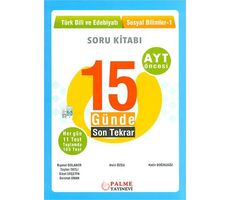 Palme AYT 15 Günde Tekrar Türk Dili ve Edebiyatı - Sosyal Bilimler-1