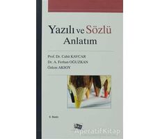 Yazılı ve Sözlü Anlatım - Özlem Aksoy - Anı Yayıncılık