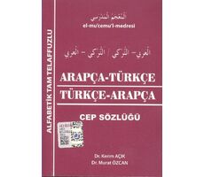 Arapça - Türkçe / Türkçe - Arapça Cep Sözlüğü - Metin Aydoğan - Kapadokya Yayınları