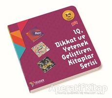 IQ Dİkkat ve Yetenek Geliştiren Kitaplar Serisi 3-4 Yaş Level 1 (3 Kitap Takım)