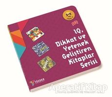 IQ Dikkat ve Yetenek Geliştiren Kitaplar Serisi 3-4 Yaş Level 2 (3 Kitap Takım)