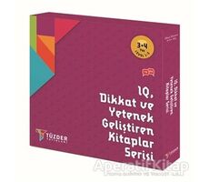 IQ Dikkat ve Yetenek Geliştiren Kitaplar Serisi 3-4 Yaş Level 1-2 (6 Kitap Takım)