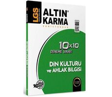 Altın Karma 8. Sınıf LGS Din Kültürü ve Ahlak Bilgisi 10x10 Deneme