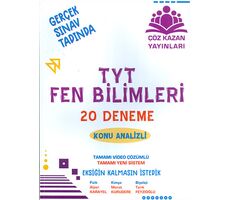 TYT Fen Bilimleri 20 Deneme Çöz Kazan Yayınları