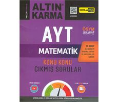 Altın Karma AYT 12.Sınıf 1.Dönem Matematik Konu Konu Çıkmış Sorular