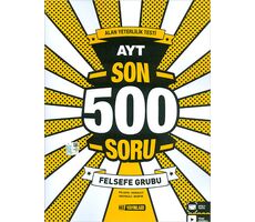 AYT Felsefe Grubu Son 500 Soru Hız Yayınları