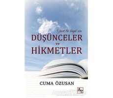 Güzel Bir Hayat İçin Düşünceler ve Hikmetler - Cuma Özusan - Az Kitap