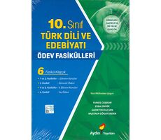 10.Sınıf Türk Dili ve Edebiyatı Ödev Fasikülleri Aydın Yayınları