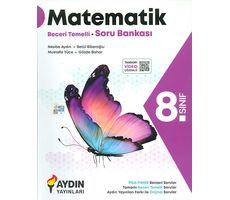 8.Sınıf Matematik Beceri Temelli Soru Bankası Aydın Yayınları