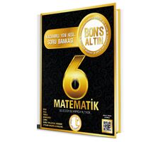 Levent İçöz 6. Sınıf Bons Altın Matematik Soru Bankası - Kolektif - Bons Yayınları