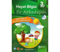 3. Sınıf Hayat Bilgisi Ev Arkadaşım - Özge Akbal Üstün - 4 Adım Yayınları