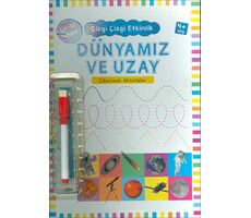 Dünyamız ve Uzay 4+ Yaş - Çizgi Çizgi Etkinlik - Kolektif - Kukla Yayınları