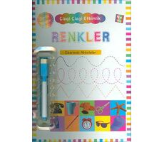 Renkler 4 Yaş ve Üstü - Çizgi Çizgi Etkinlik - Kolektif - Kukla Yayınları