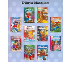 Dünya Masalları Seti - 10 Kitap Takım Büyük Boy - Kolektif - Ema Çocuk