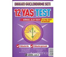 Dikkati Güçlendirme Seti 12 Yaş Test - Osman Abalı - Adeda Yayınları