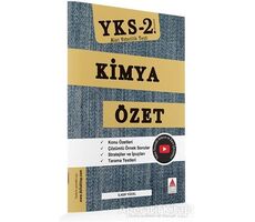 AYT (YKS 2. Oturum) Kimya Özet - İlker Yücel - Delta Kültür Yayınevi