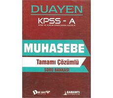 Dahi Adam KPSS-A Muhasebe Çözümlü Soru Bankası