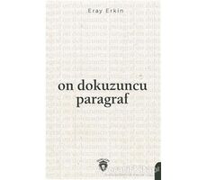On Dokuzuncu Paragraf - Eray Erkin - Dorlion Yayınları
