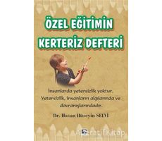 Özel Eğitim Kerteriz Defteri - Hasan Hüseyin Selvi - Çınaraltı Yayınları