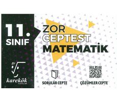 Karekök 2021 11. Sınıf Matematik Zor Cep Test