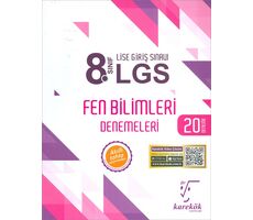 8.Sınıf LGS Fen Bilimleri 20li Deneme Karekök Yayınları