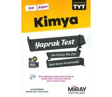 TYT Kimya Yaprak Test Miray Yayınları