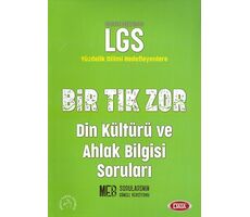 LGS Bir Tık Zor Din Kültürü ve Ahlak Bilgisi Soruları Data Yayınları