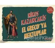 El Grecoya Mektuplar (Mini Kitap) - Nikos Kazancakis - Can Yayınları