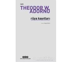 Rüya Kayıtları - Theodor W. Adorno - Yapı Kredi Yayınları