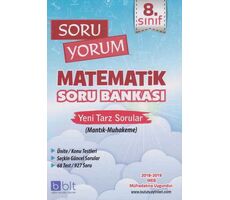 Bulut Eğitim 8.Sınıf Soru Yorum Matematik Soru Bankası