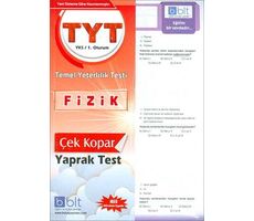 Bulut TYT Fizik Yaprak Test