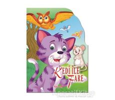 Kedi ile Fare - Şekilli Kitaplar - Kolektif - Yumurcak Yayınları