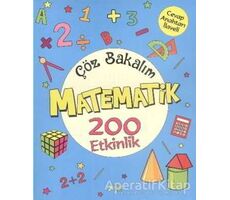 Çöz Bakalım Matematik 200 Etkinlik - Nurten Ertaş - Yuva Yayınları