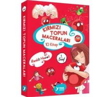 1. Sınıf Kırmızı Topun Maceraları (10 Kitap Takım) - Müzehher Özgün - Yuva Yayınları