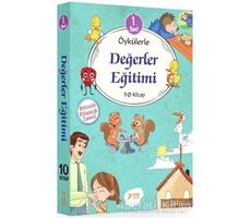 1. Sınıf Öykülerle Değerler Eğitimi Seti (10 Kitap Takım) - Kolektif - Yuva Yayınları