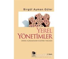 Yerel Yönetimler - Birgül Ayman Güler - İmge Kitabevi Yayınları