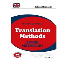 Translation Methods - Yılmaz Hasdemir - Alfa Yayınları