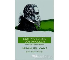 Eğitim Üzerine Düşünceler - Immanuel Kant - Gece Kitaplığı