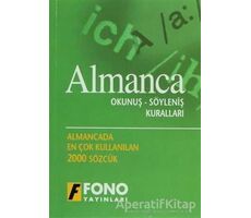 Almanca Okunuş - Söyleniş Kuralları - Kolektif - Fono Yayınları