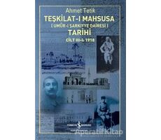 Teşkilat-ı Mahsusa (Umur-ı Sarkıyye Dairesi) Tarihi Cilt 3-1: 1918