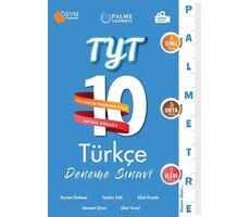 Palme YKS TYT Türkçe Palmetre 10 Deneme Sınavı Video Çözümlü
