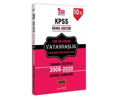 Yargı 2022 KPSS Lise Ön Lisans Vatandaşlık Çözümlü Çıkmış Sorular
