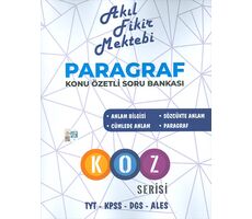 Akıl Fikir Mektebi TYT Paragraf Soru Bankası