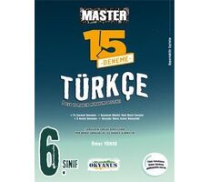 6. Sınıf Master 15 Türkçe Denemesi Okyanus Yayınları