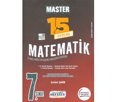 7. Sınıf Master 15 Matematik Denemesi Okyanus Yayınları