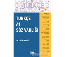 Türkçe A1 Söz Varlığı - Kerim Sarıgül - Gece Kitaplığı