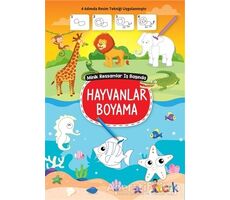 Hayvanlar Boyama - Minik Ressamlar İş Başında - Kolektif - Bıcırık Yayınları