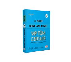 LGS 8. Sınıf VIP Tüm Dersler Konu Anlatımlı Mavi Kitap Editör Yayınevi