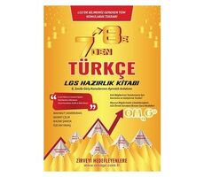 7 den 8 e LGS Türkçe Hazırlık Kitabı Omega Yayınları